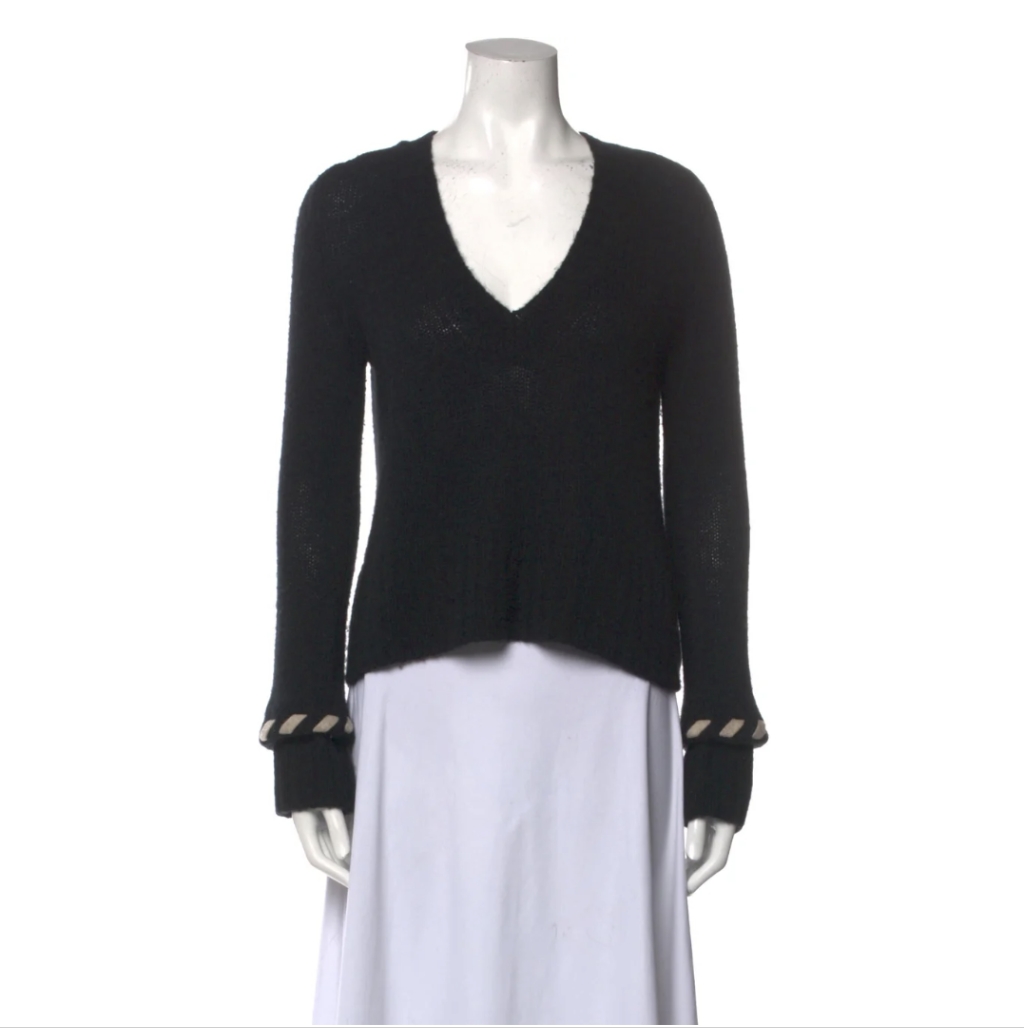 Khaite Cashmere V-Neck Sweater